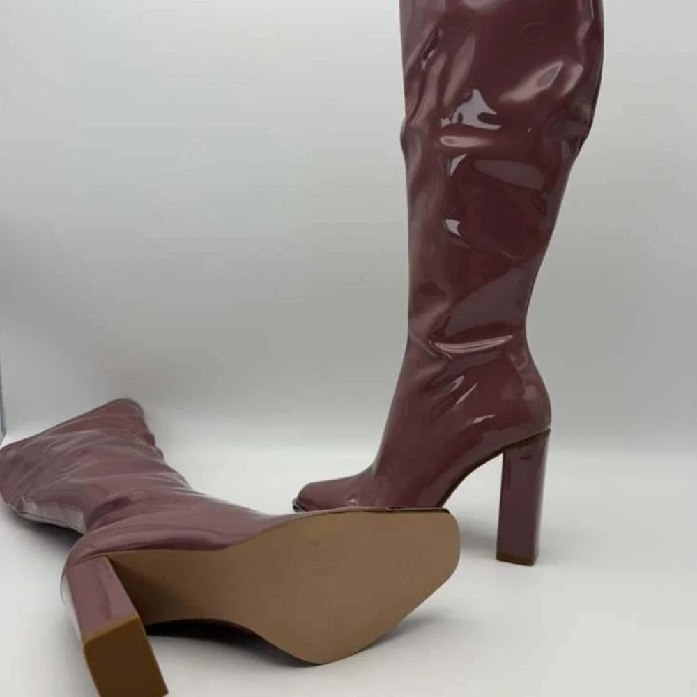 Steve Madden Focal Rose High Heel Boots - Women's‎ Size 6 - Brand New in Box